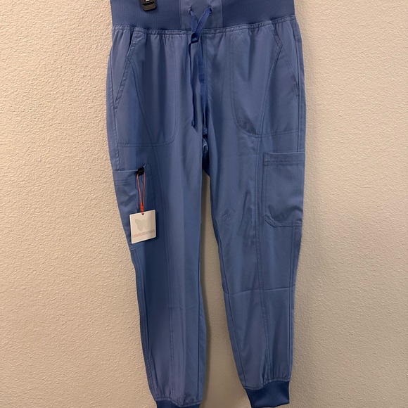 Monarch Uniforms Womens Jogger Scrubs Ribbed Jogger Scrub Pants for Women - Picture 6 of 6